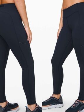 Lululemon Speed Up Tights Leggings 28" Luxtreme True Navy 10